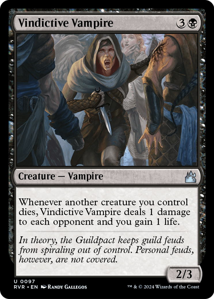 Vindictive Vampire (RVR-097) - Ravnica Remastered
