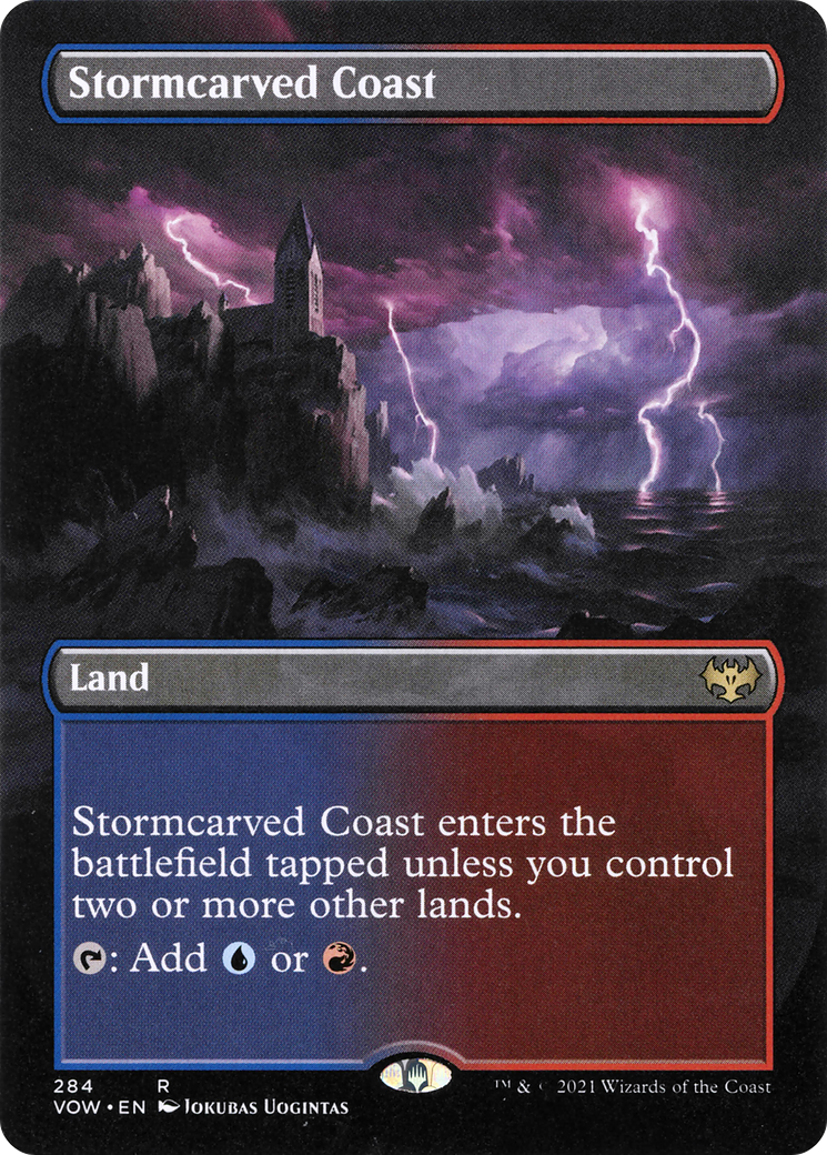 Stormcarved Coast (Borderless) (VOW-284) - Innistrad: Crimson Vow