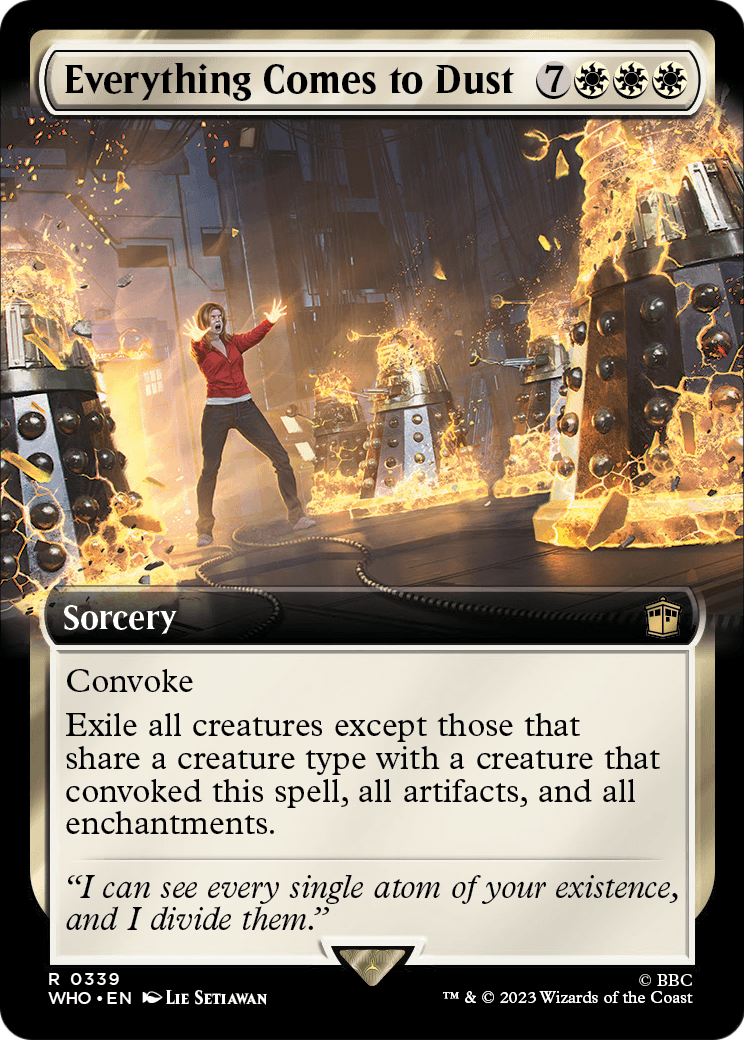 Everything Comes to Dust (Extended Art) (WHO-339) - Doctor Who: (Extended Art)