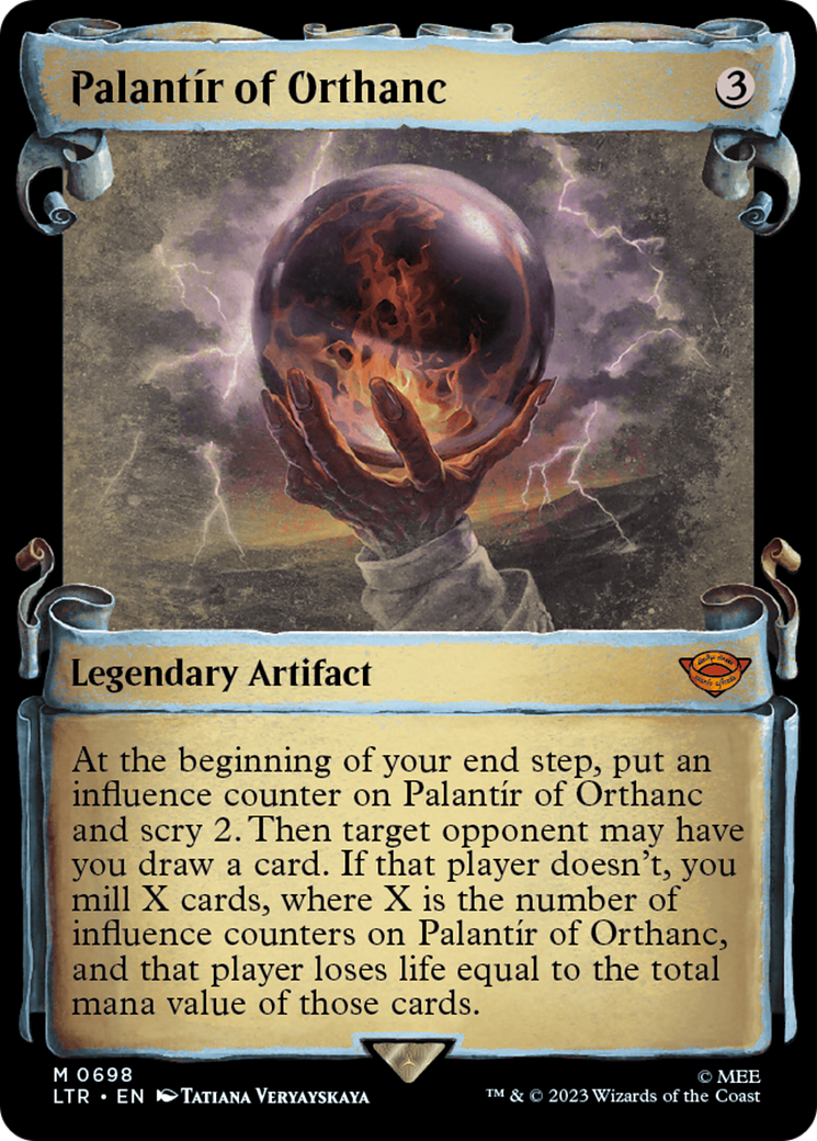 Palantir of Orthanc (Showcase Scrolls) (LTR-698) - The Lord of the Rings: Tales of Middle-earth: (Showcase)