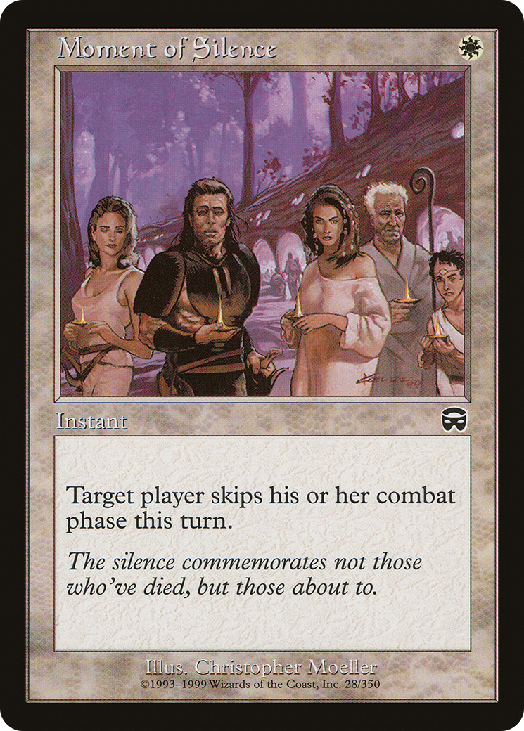 Moment of Silence (MMQ-028) - Mercadian Masques Foil