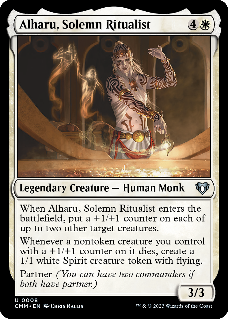 Alharu, Solemn Ritualist (CMM-008) - Commander Masters Foil