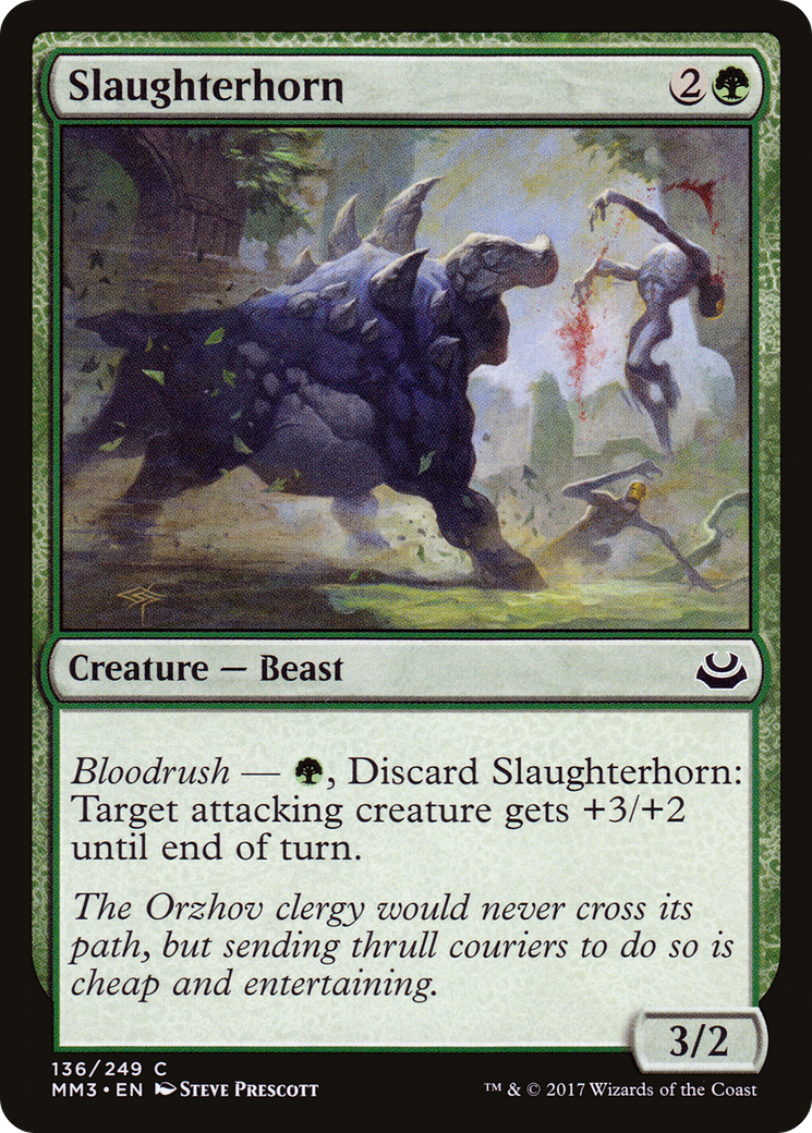 Slaughterhorn (MM3-136) - Modern Masters 2017