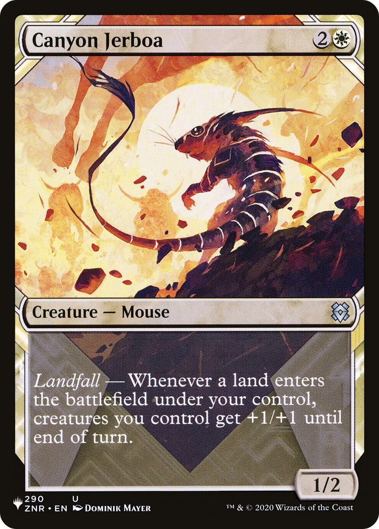 Canyon Jerboa (Showcase) (LIST-ZNR-290) - The List: (Showcase)