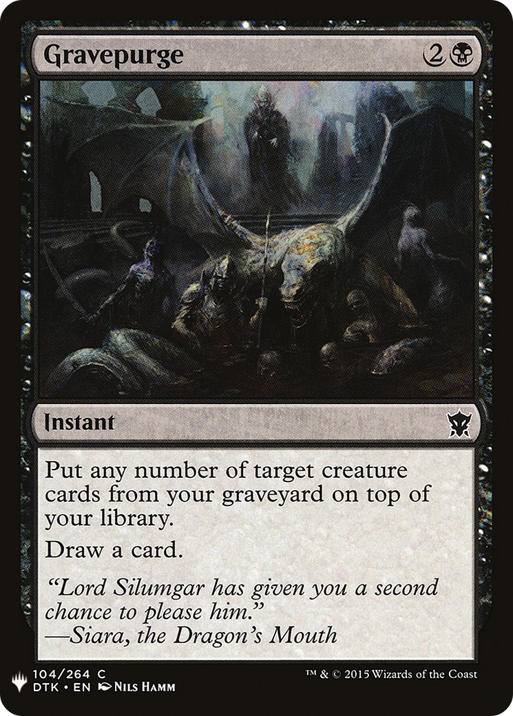 Gravepurge (LIST-DTK-104) - The List