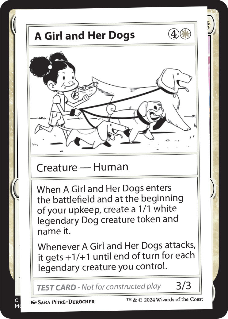A Girl and Her Dogs (MB2PC-) - Mystery Booster 2