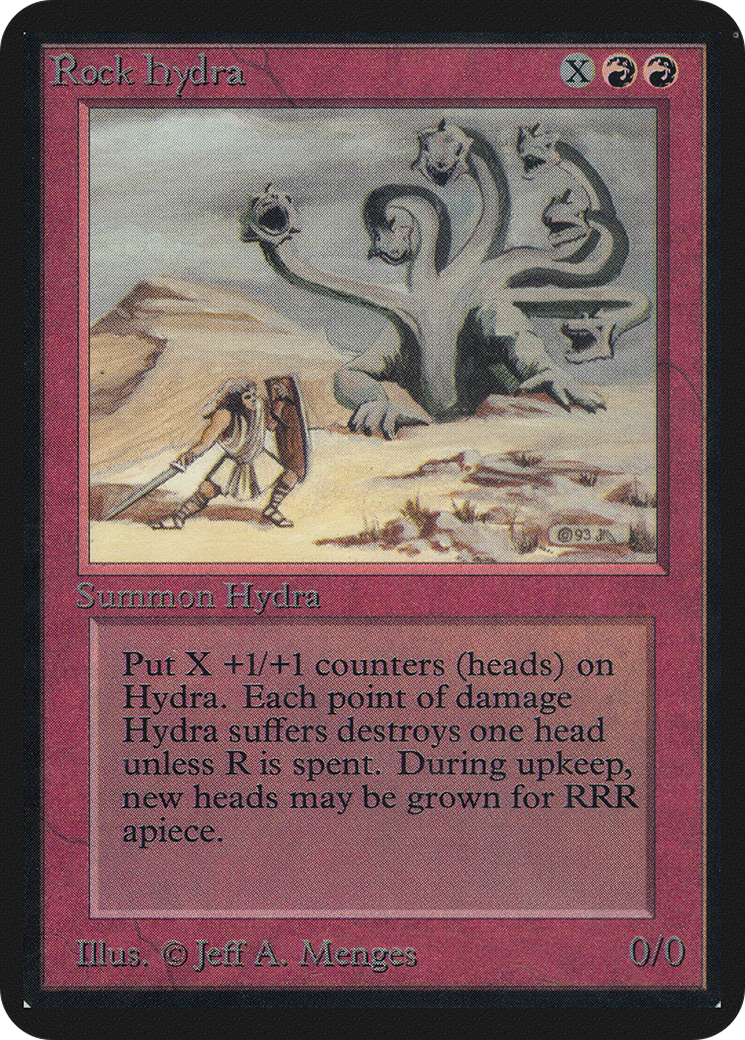 Rock Hydra (LEA-) - Limited Edition Alpha