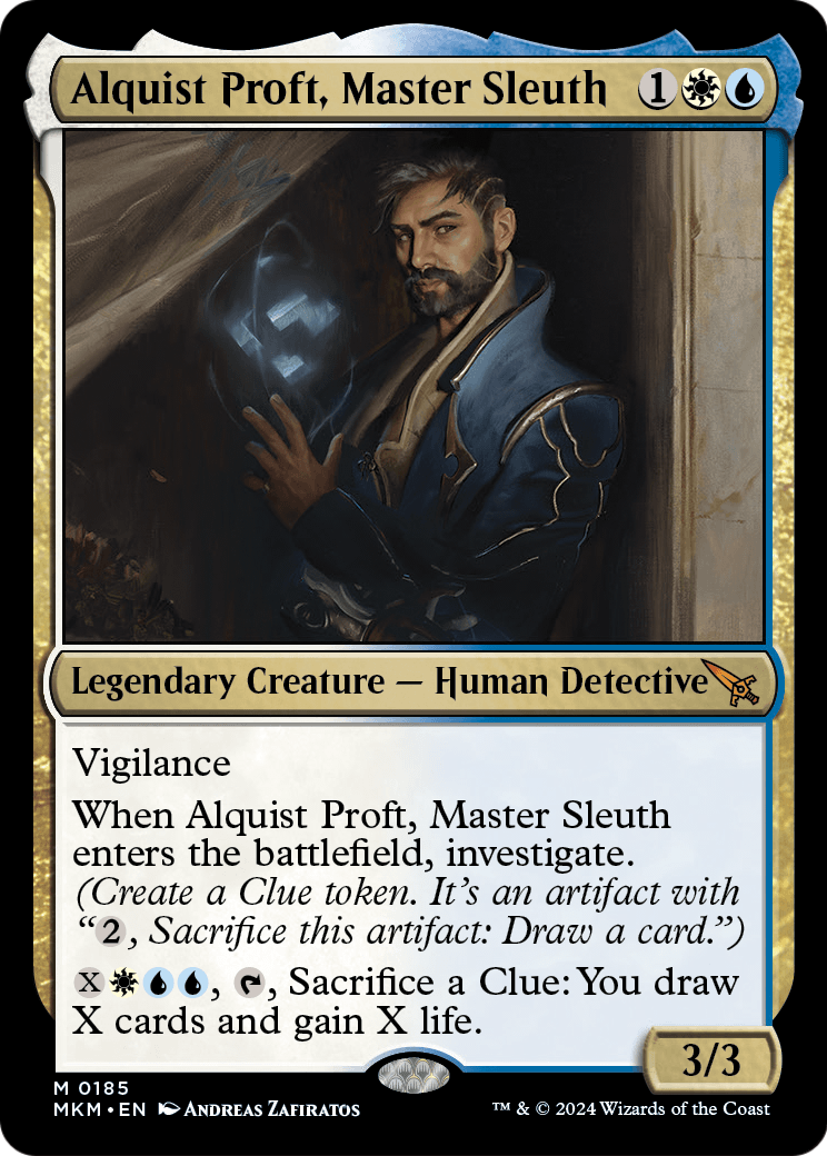 Alquist Proft, Master Sleuth (MKM-185) - Murders at Karlov Manor Foil