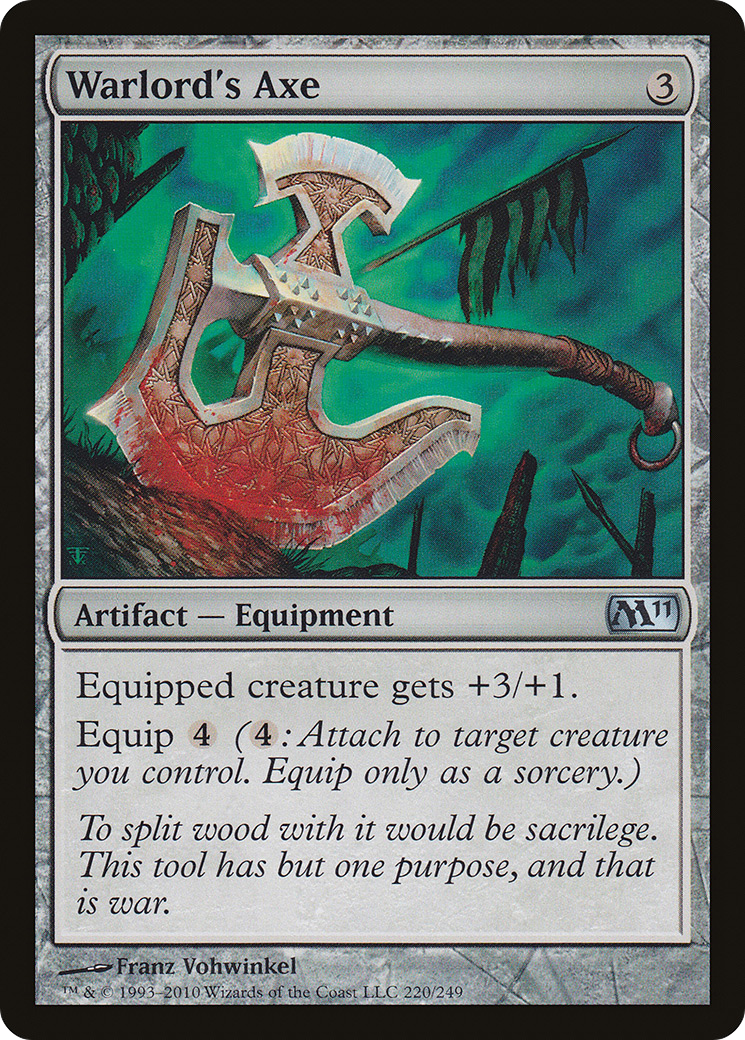 Warlord's Axe (M11-220) - Magic 2011 Foil