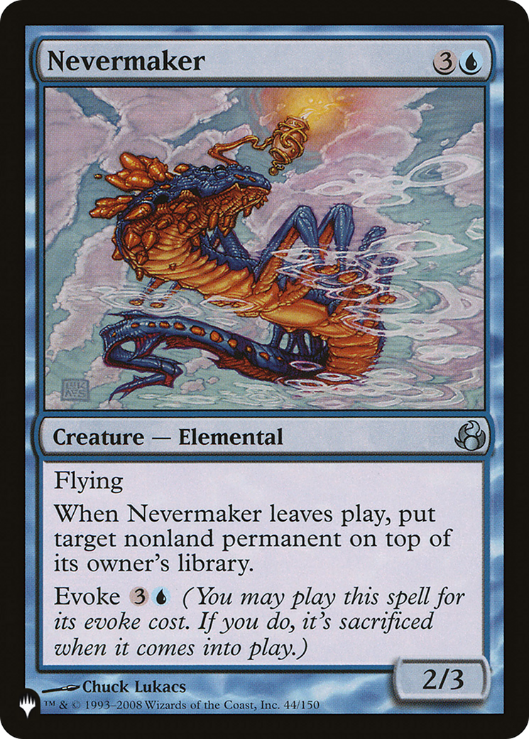 Nevermaker (LIST-MOR-44) - The List
