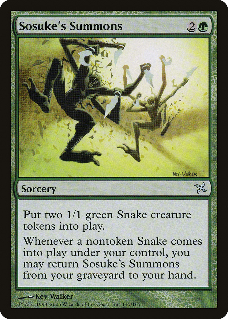 Sosuke's Summons (BOK-145) - Betrayers of Kamigawa Foil