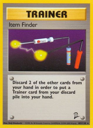 Item Finder 103  Base Set 2 - Rare