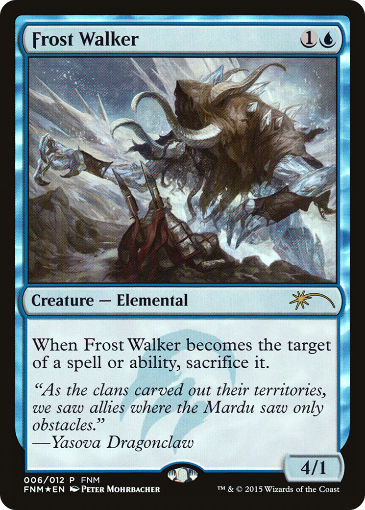 Frost Walker (FNM-006) - Friday Night Magic 2015 Foil