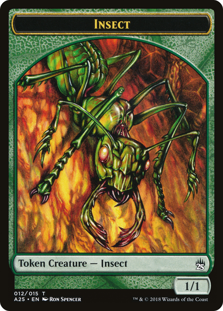 Insect Token (012) (A25-012) - Masters 25 Tokens