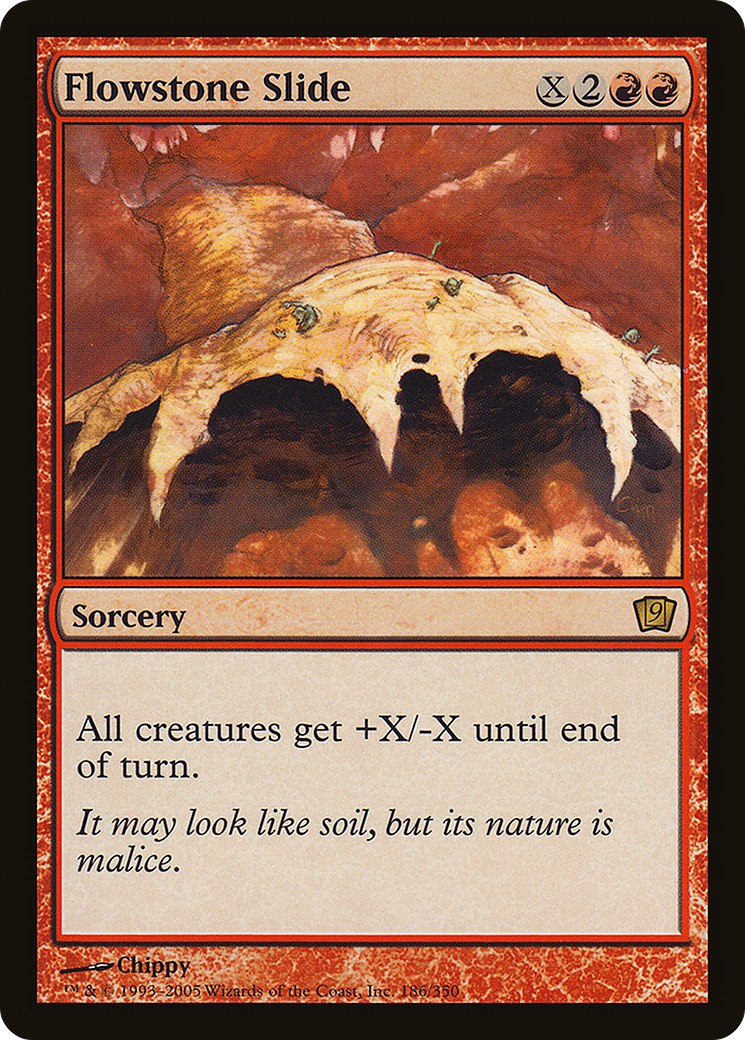 Flowstone Slide (9ED-186) - 9th Edition Foil
