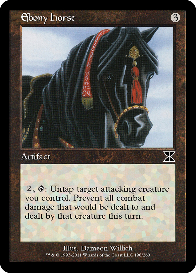 Ebony Horse (ME4-198) - Masters Edition IV Foil