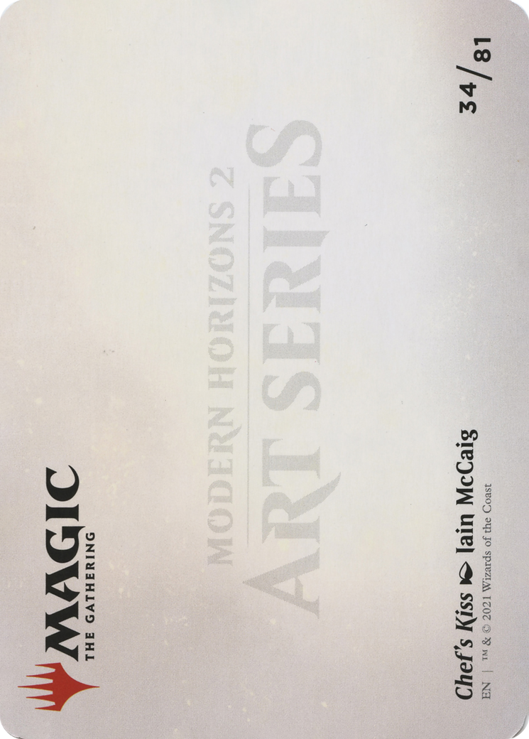 Chef's Kiss // Chef's Kiss (AMH2-034) - Modern Horizons 2 Art Series (Borderless) Foil