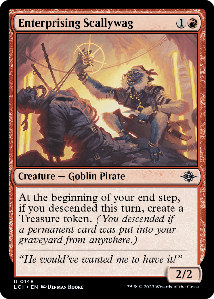 Enterprising Scallywag (LCI-148) - The Lost Caverns of Ixalan Foil