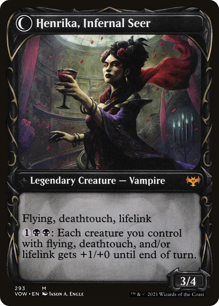 Henrika Domnathi (Showcase) (VOW-293) - Innistrad: Crimson Vow: (Showcase, Double Faced Transform)
