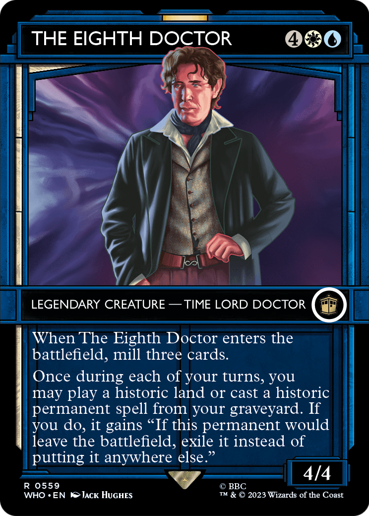 The Eighth Doctor (Showcase) (WHO-559) - Doctor Who: (Showcase) (Borderless)