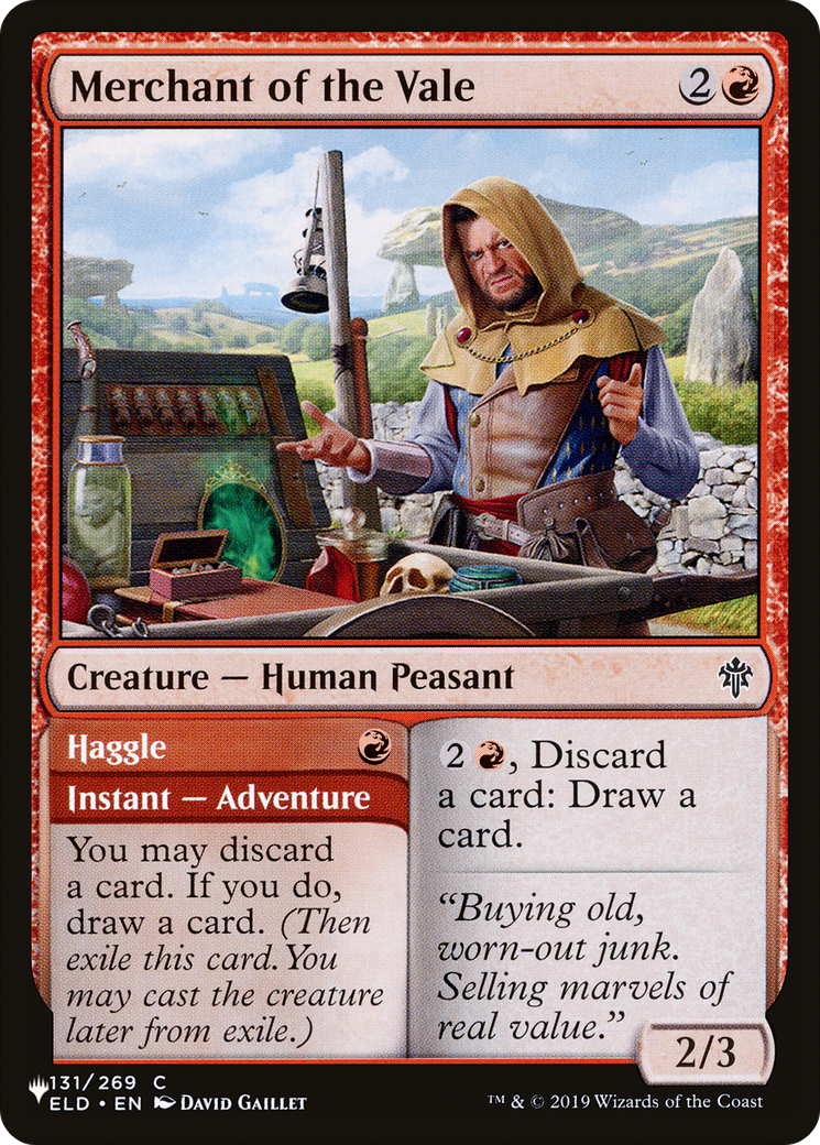 Merchant of the Vale // Haggle (LIST-ELD-131) - The List