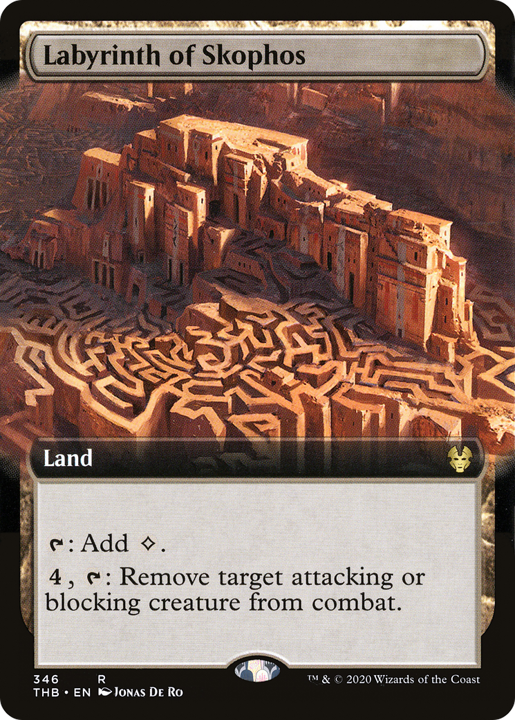 Labyrinth of Skophos (Extended Art) (THB-346) - Theros Beyond Death: (Extended Art) Foil
