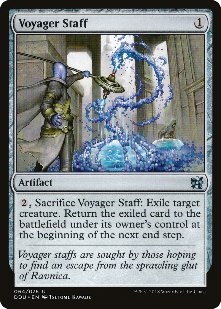 Voyager Staff (DDU-064) - Duel Decks: Elves vs. Inventors