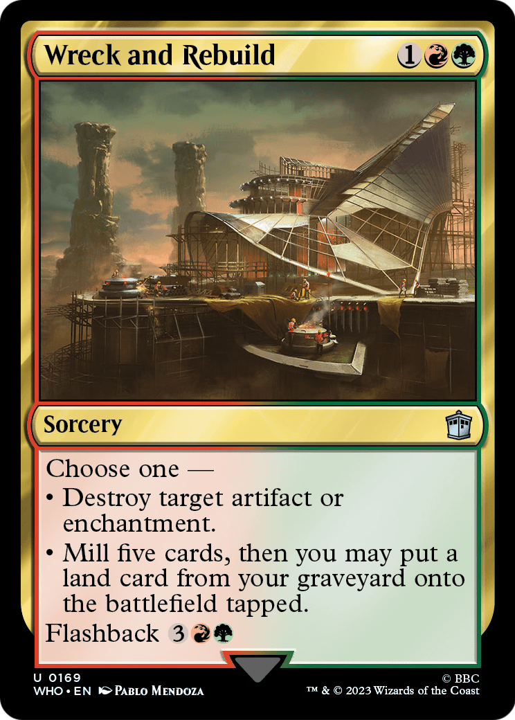 Wreck and Rebuild (WHO-169) - Doctor Who Foil