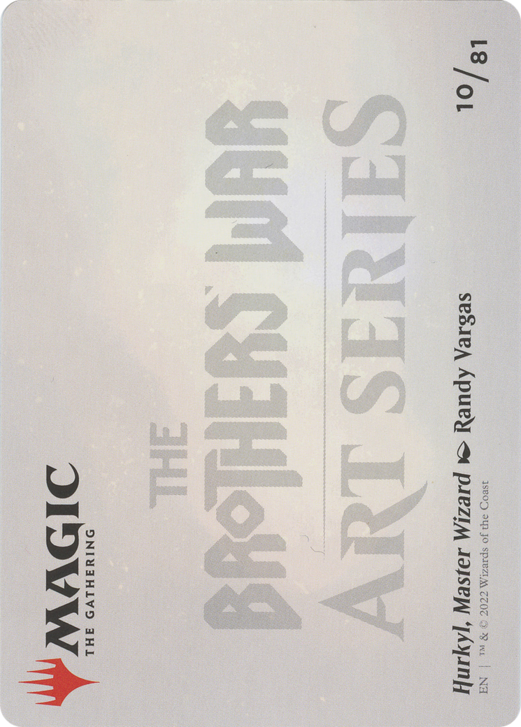 Hurkyl, Master Wizard // Hurkyl, Master Wizard (ABRO-010) - The Brothers' War Art Series (Borderless) Foil