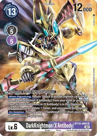 DarkKnightmon (X Antibody) (Alternate Art) (BT10-069) - Xros Encounter Foil