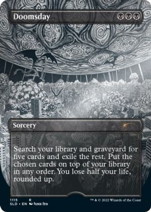 Doomsday (Borderless) (Foil Etched) (SLD-1115) - Secret Lair Drop Series Foil