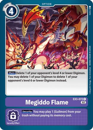 Megiddo Flame (EX3-072) - Draconic Roar