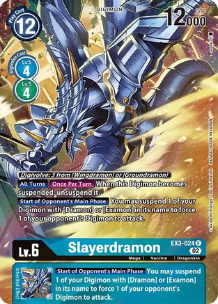Slayerdramon (Alternate Art) (EX3-024) - Draconic Roar Foil