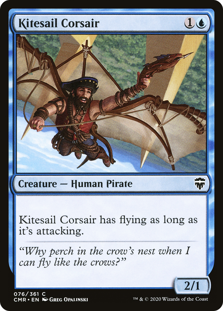 Kitesail Corsair (CMR-076) - Commander Legends Foil