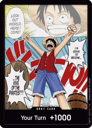 DON!! Card (Manga) (Alternate Art) - Romance Dawn Foil