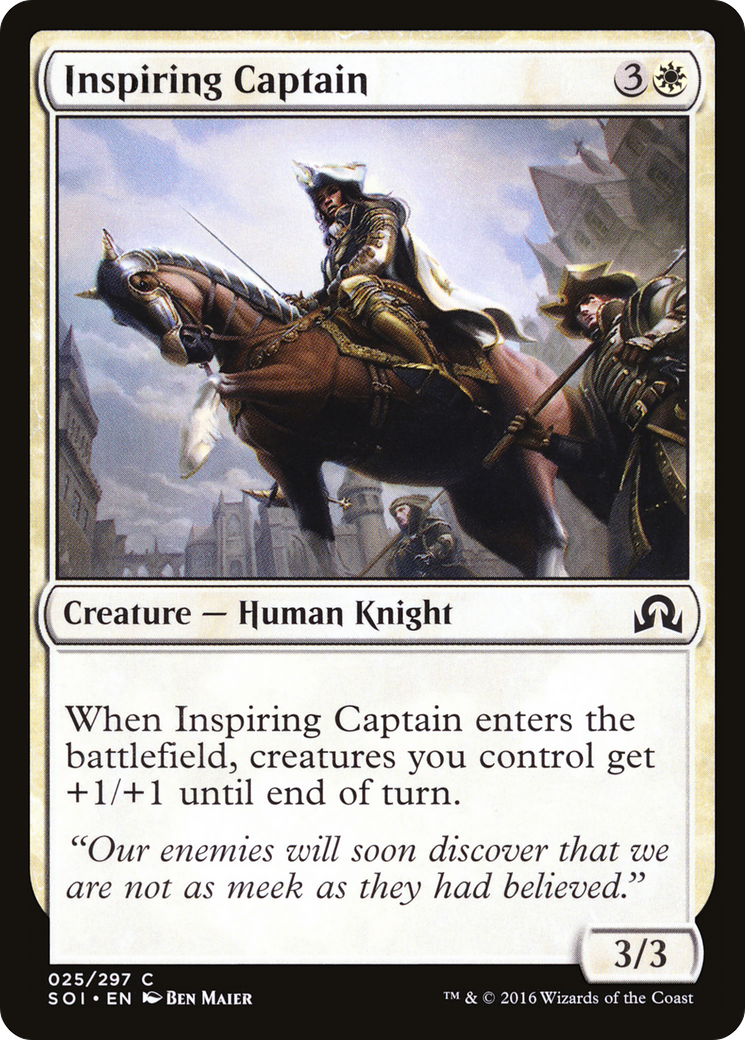 Inspiring Captain (SOI-025) - Shadows over Innistrad Foil