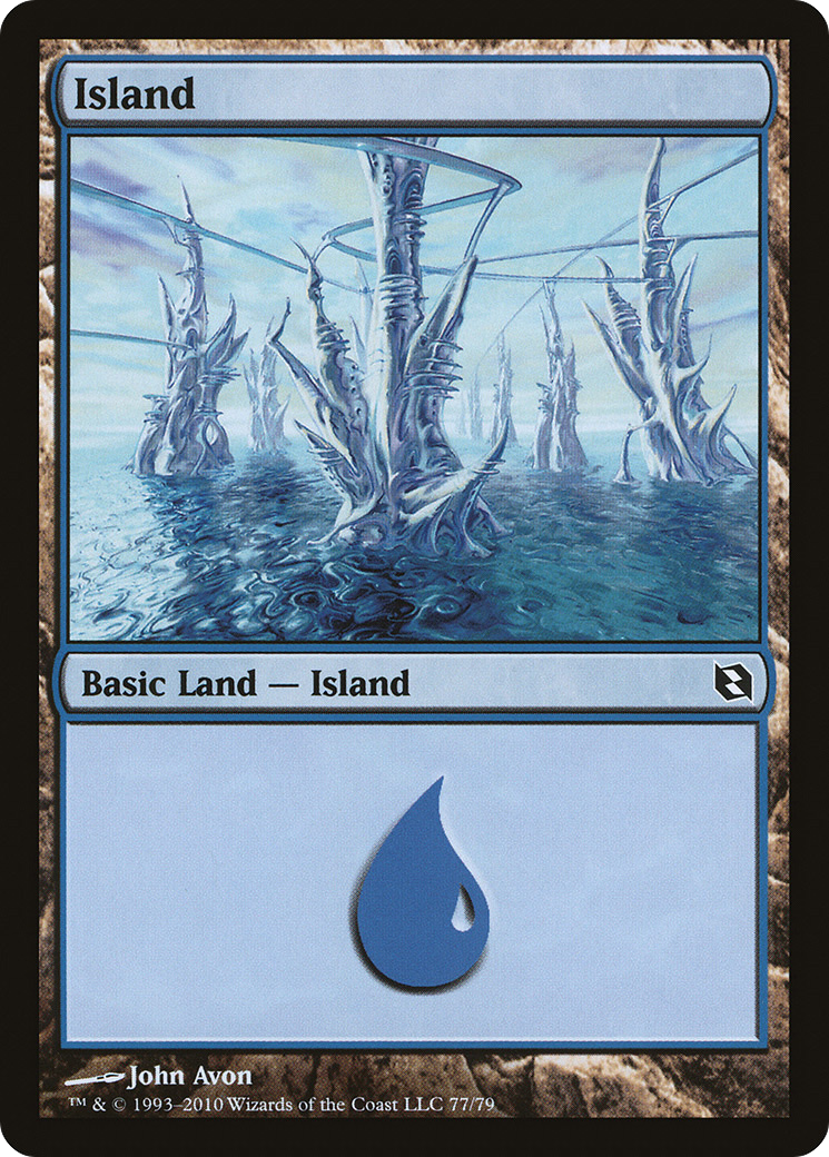 Island (77) (DDF-077) - Duel Decks: Elspeth vs. Tezzeret