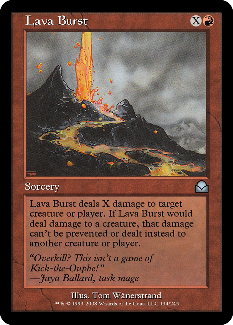 Lava Burst (ME2-134) - Masters Edition II Foil