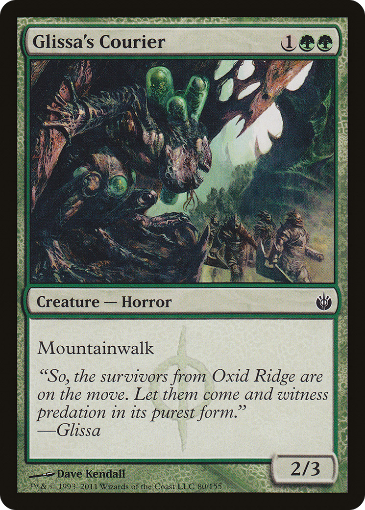 Glissa's Courier (MBS-080) - Mirrodin Besieged Foil