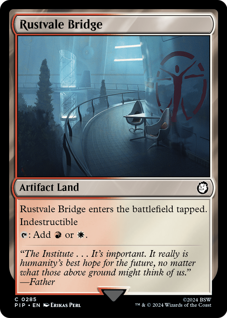 Rustvale Bridge (PIP-285) - Fallout Foil