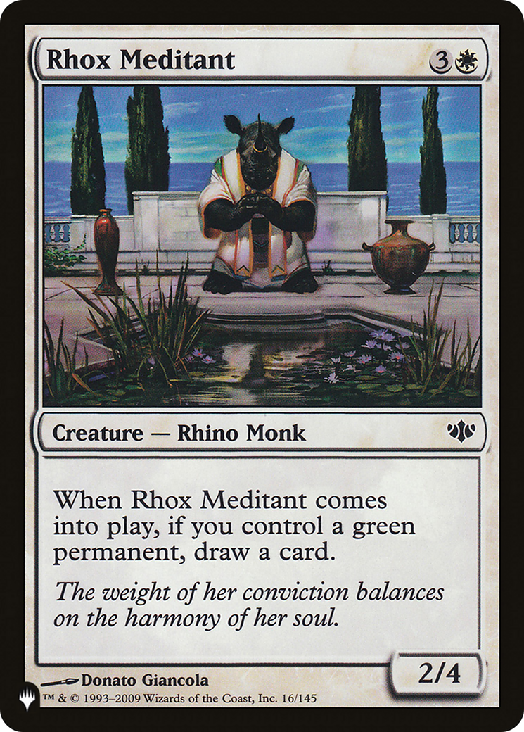 Rhox Meditant (LIST-CON-16) - The List