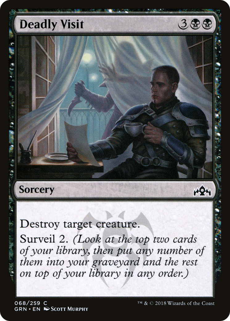 Deadly Visit (GRN-068) - Guilds of Ravnica Foil