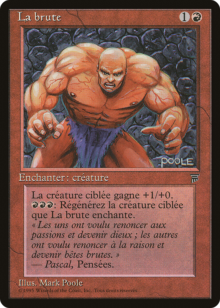 The Brute (French) - "La Brute" (REN-) - Renaissance