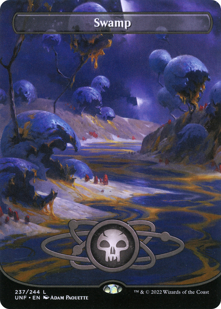 Swamp (237) (Borderless) (UNF-237) - Unfinity Foil