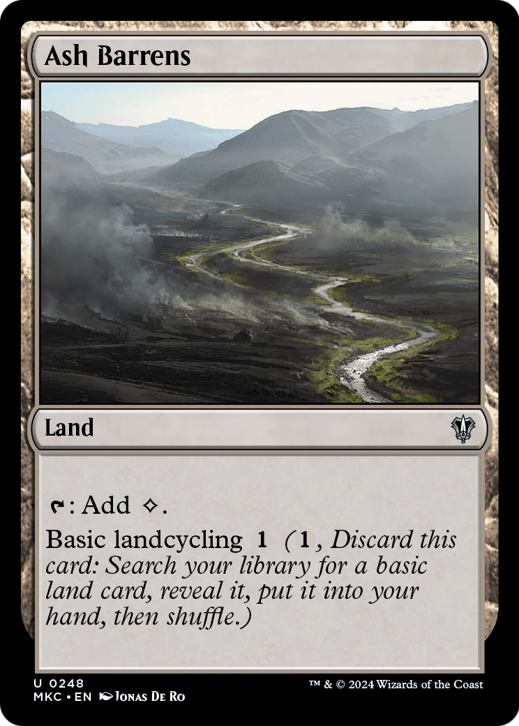 Ash Barrens (MKC-248) - Murders at Karlov Manor Commander