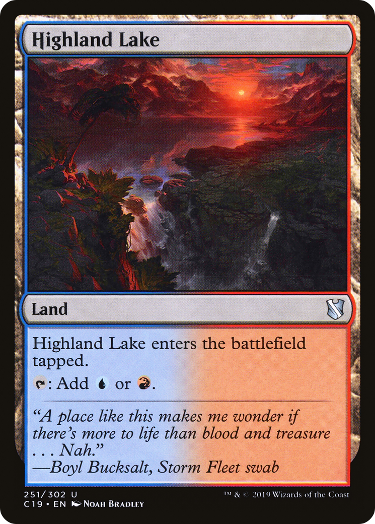 Highland Lake (C19-251) - Commander 2019