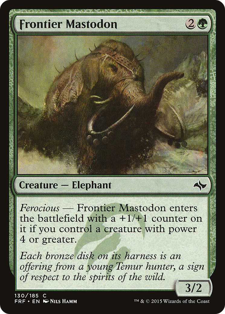 Frontier Mastodon (FRF-130) - Fate Reforged Foil