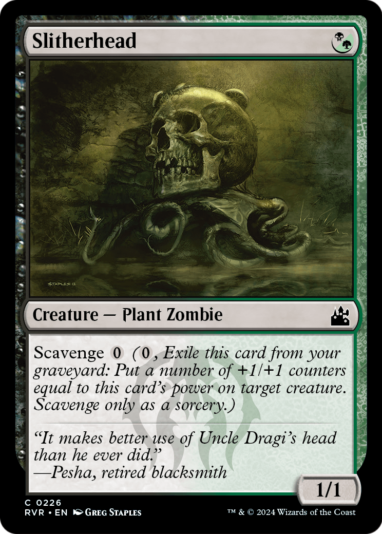 Slitherhead (RVR-226) - Ravnica Remastered Foil