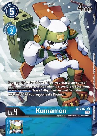 Kumamon (2nd Anniversary Frontier Card) (BT7-021) - Next Adventure Foil