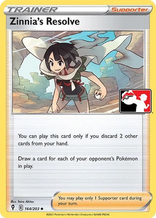 Zinnia's Resolve  Prize Pack Series Cards - Uncommon